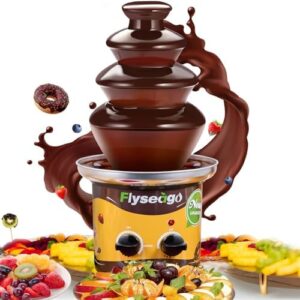 Elevate your party gatherings with the 4 Tiers Chocolate Fountain Machine, featuring easy cleaning and upgraded professional design. Perfect for weddings, rentals, and hot nacho cheese indulgence!