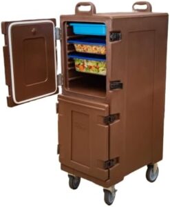 Here is the generated SEO meta description:

"Effortlessly transport and serve food with Carlisle's Cateraide Insulated Front Loading Food Pan Carrier featuring casters for smooth mobility, perfect for catering, events, and restaurants."