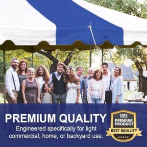 Here is the generated SEO meta description:

"Host unforgettable outdoor events with this 20'x30' party tent featuring easy setup, 120-person capacity and durable sidewalls. Perfect for weddings, parties and more!"