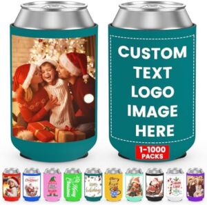 Here is the generated SEO meta description:

"Stay cool and stylish with this customizable Neoprene Can Cooler Sleeve, perfect for summer gatherings or party supplies. Insulated and collapsible design keeps drinks hot or cold."