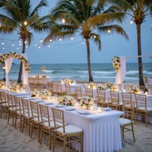 Protect your tables from spills and scratches with Outpain's 8-pack of white spandex tablecloths. Perfect for parties, weddings, and more, these wrinkle-free covers feature a skirted design for effortless setup.
