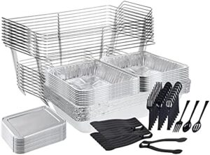 Here is the optimized SEO meta description:

"Host unforgettable parties with TigerChef's 0026-CATERSET catering set. Includes chafer pans, utensils and serving spoons for effortless entertaining. Perfect for birthdays, holidays, picnics or weddings!"