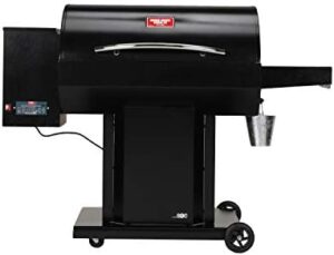 Large pellet grill with advanced features for perfect grilling results. Enjoy tender and juicy food with the US Stove USSC Grills USG890's temperature control, 2-in-1 design, and large cooking surface.