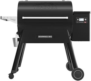 Here is your optimized meta description:

"Upgrade your grilling game with the Ironwood 885 Black Pellet Grill, featuring a compact design and digital controls for precise temperature control. Experience flavorful results without breaking the bank - even better with exclusive discounts!"