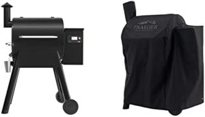 Here is the output:

"Upgrade your backyard grilling experience with Traeger Grills Pro Series 575 Wood Pellet Grill and Smoker, featuring 6-in-1 cooking capabilities and a durable BAC503 grill cover, perfect for outdoor use."