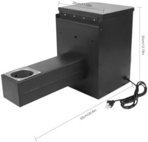 Upgrade your grilling experience with this Pellet Grill Hopper, featuring 250W power, adjustable temperature (180℉-500℉), and a digital controller. Perfect for BBQ, baking, roasting, braising, or grilling, with no coupons needed!