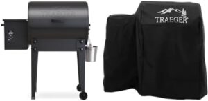 Get ready to elevate your outdoor cooking with the Traeger Grills TFB30KLF Tailgater 20 Portable Electric Wood Pellet Grill and Smoker, perfect for camping trips or backyard gatherings. Plus, protect your grill with the full-length cover, ideal for storage and travel!