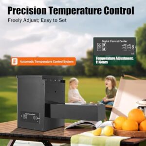 Transform your grilling experience with the Vertical Pellet Hopper Electric Wood Pellet Smoker Maker, featuring digital temperature control and a compact design perfect for backyard BBQs, smoking, baking, or roasting. Save big on this innovative conversion kit!