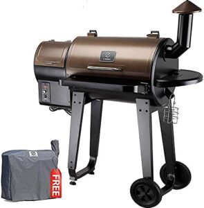 "Upgrade your backyard grilling with this pellet grill and smoker bundle featuring 20lbs of all-natural hickory wood pellets for authentic BBQ flavors, perfect for outdoor gatherings."