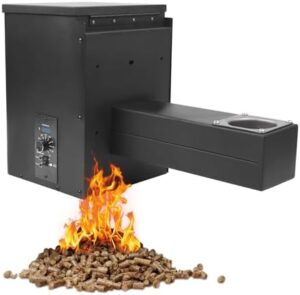 Elevate your grilling experience with this Pellet Smoker Hopper Assembly Kit, featuring a digital temperature controller and knob-type design for easy BBQ, grill, smoke, bake, or roast perfection.