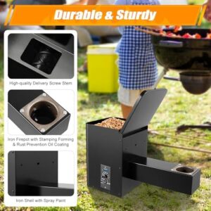 Elevate your grilling experience with this Pellet Smoker Hopper Assembly Kit, featuring a digital temperature controller and knob-type design for easy BBQ, grill, smoke, bake, or roast perfection.