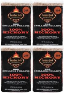 Elevate your grilling game with 100% Hickory Lumber Jack BBQ pellets, perfect for a smoky flavor. Enjoy discounts and coupons to make your outdoor cooking experience even better.