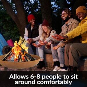 Here is the meta description:

"Enhance outdoor gatherings with Sunnydaze's 30-inch cast iron fire pit, featuring a heavy-duty design and oxidized finish. Perfect for wood-burning fun, this fire pit bowl comes with handles for easy transport."
