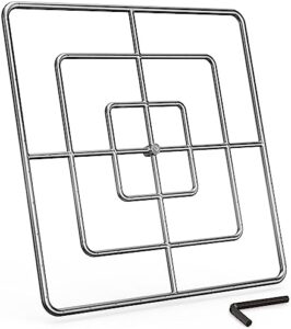 "Upgrade your outdoor gatherings with the onlyfire 36 Inch Square Fire Pit Burner Ring. Perfect for indoor/outdoor use, this DIY firepit burner features 304 stainless steel construction and max BTU of 443,000."