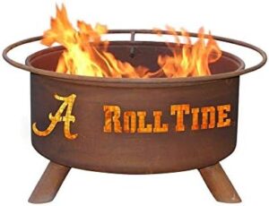 Discover the Patina Products F410 Alabama Fire Pit, a stunning outdoor centerpiece for cozy gatherings and warm nights. Durable steel construction, portable design, and 500 sq in cooking surface. Perfect for camping trips or backyard BBQs!