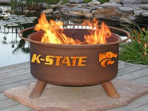 Get cozy with Patina's F406 Kansas State Fire Pit, featuring a durable steel construction and 22-inch diameter burner for warm gatherings. Enjoy savings up to $50 with this popular design!
