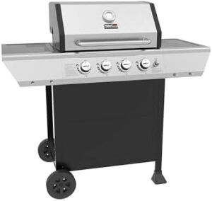 Experience outdoor grilling like never before with the Royal Gourmet 4-Burner Propane Gas Grill featuring a powerful 34,000 BTU output and warming rack. Perfect for patio or backyard BBQs!