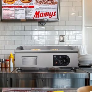 Here is the generated SEO meta description:

"Perfect for commercial use, Yescom's WeChef electric griddle features 3000W power, 22-inch flat top and adjustable heat control. Grill, sauté or cook with ease."