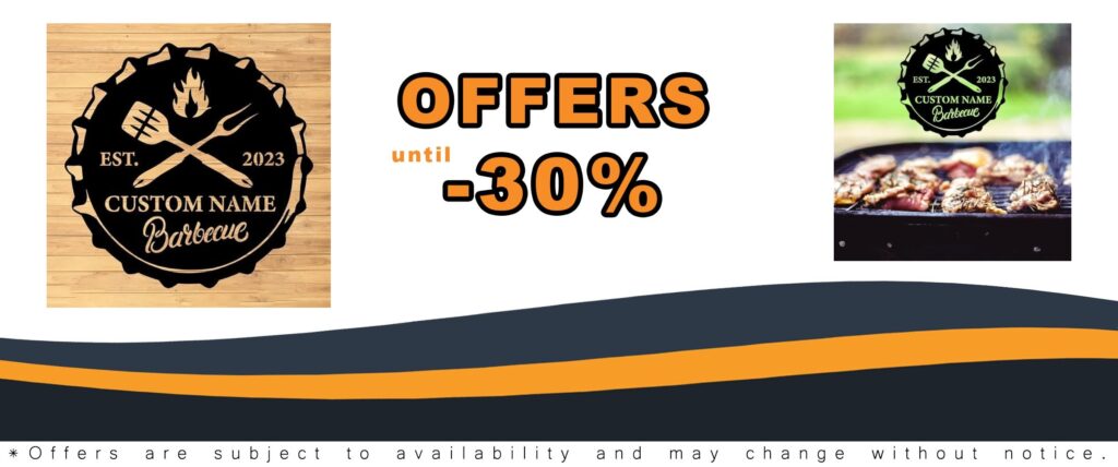 Custom BBQ Metal Wall Signs for Your Backyard Grill