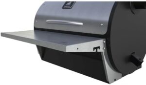 Elevate your outdoor grilling experience with the GRILLA Front Shelf for Silverbac Pellet Grill Alpha, perfect for Wifi-enabled cooking. Compact design, easy installation, and extra storage space for accessories.