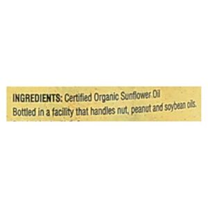 Here is your optimized SEO meta description:

"Rich in vitamins and antioxidants, Organic Sunflower Oil from Amazon is a healthy cooking essential for sautéing, baking, and more. Perfect for everyday use!"