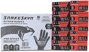 Get industrial-grade protection with our Black Nitrile Glove, offering 6 mil thick, powder-free non-latex material, extremely resistant to rips, tears and punctures. Perfect for heavy-duty use.