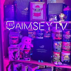 Here is the generated meta description:

"Get noticed with this custom Twitch username neon sign, a perfect gift for gamers and streamers. Personalize your channel's live streaming decor with this unique wall sign."