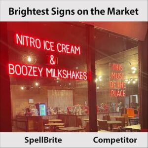 Add a pop of neon fun to your pizzeria with the SpellBrite PIZZA Sign, featuring a red LED light and sleek design. Perfect for pizza restaurants, this eye-catching sign measures 17.6" x 6.3".