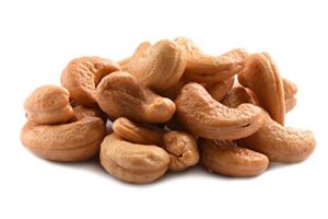 Here is the optimized SEO meta description:

"Stock up on delicious wholesale roasted unsalted cashews in bulk with our 18lb jumbo case. Perfect for snacking, baking or gift-giving, these whole cashews offer a tasty and healthy treat at an unbeatable price!"