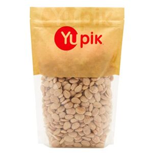 Discover the perfect snack with Yupik Roasted Sea Salted Marcona Almonds, packed with 6 delicious servings of gluten-free, vegan, and kosher whole nuts. Rich in fiber and savory goodness!