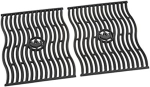 Elevate your grilling experience with S83005 Replacement Porcelainized Nonstick Cast Iron Waved Cooking Grids for Prestige 500 Series Model Grills, featuring 2 non-stick grids and easy cleaning. Perfect for outdoor enthusiasts, upgrade your cooking setup today!
