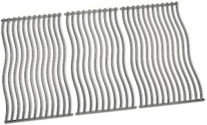 Here is the optimized SEO meta description:

"Upgrade your grilling game with these S83017 Replacement Durable Stainless Steel Wave Pattern Cooking Grids, perfect for Rogue 525 Gas Barbecue Grills. Get set of 3 grids and elevate your outdoor cooking experience!
