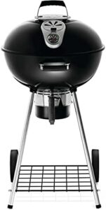 Sear the perfect meal with Napoleon's 22" Charcoal Kettle Barbecue Grill, featuring compact design and efficient cooking for a backyard BBQ or camping trip. Perfect for outdoor enthusiasts!