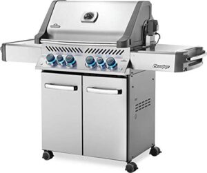 Here is the output:

"Savor outdoor cooking with the P500RSIBNSS-3 Prestige 500 RSIB grill featuring infrared side and rear burners, stainless steel construction, and 550 sq. in. grilling space. Get ready to sizzle!"