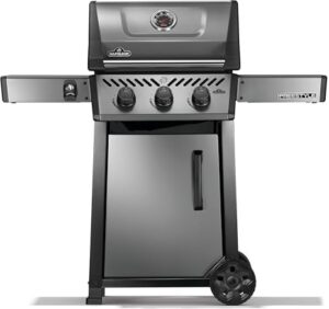 Here is the optimized SEO meta description:

"Upgrade your outdoor cooking with the Freestyle 365 Propane Gas Grill, featuring 3 burners and a graphite grey finish. Perfect for backyard gatherings, this grill offers great value without breaking the bank - just $X off your purchase!"