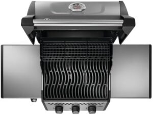 Here is the optimized SEO meta description:

"Upgrade your outdoor cooking with the Freestyle 365 Propane Gas Grill, featuring 3 burners and a graphite grey finish. Perfect for backyard gatherings, this grill offers great value without breaking the bank - just $X off your purchase!"