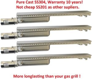 Upgrade your BBQ grill with these heavy duty cast stainless steel burners for premium gas grills from Bull, Cal Flame, Aussie Blaze, CharBroil and NEXGRILL. Replacement parts for a perfect fit.