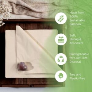 Discover the eco-friendly alternative to traditional paper towels with these 100% bamboo dinner napkins, offering a compostable and FSC certified solution for your daily needs. Perfect for meals, events, or everyday use.
