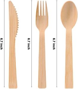 Discover the eco-friendly Pre Rolled Napkin and Bamboo Cutlery Set with 300 biodegradable utensils, napkins, and compostable cutlery perfect for parties, weddings, and events. Reduce waste and make a sustainable impression!