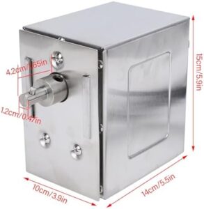 Replace your outdoor grill with a reliable rotisserie motor, featuring SUS construction and a wide torque range for efficient cooking. Perfect for BBQ gatherings, this motor supports up to 250kg and runs on 100-240V US plug.