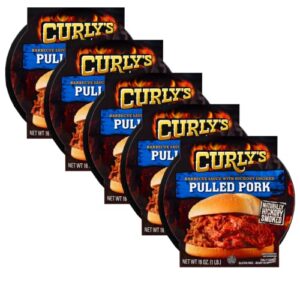 Discover mouthwatering hickory-smoked pulled pork in BBQ sauce, ready in minutes and smoked for hours. 5-pack with 16oz each, perfect for gatherings. Donate a meal program included.