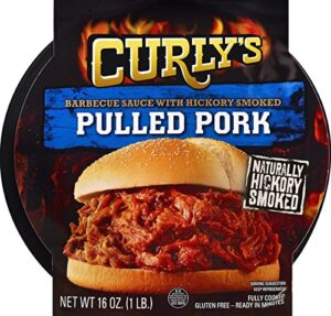 Discover mouthwatering hickory-smoked pulled pork in BBQ sauce, ready in minutes and smoked for hours. 5-pack with 16oz each, perfect for gatherings. Donate a meal program included.