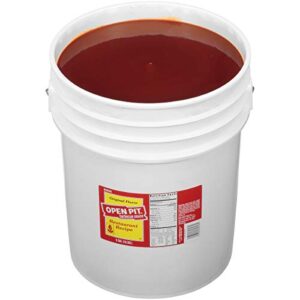 Here is the optimized SEO meta description:

"Rich, tangy flavor in every bottle! Our Open Pit Original BBQ Sauce is a 5-gal pail of deliciousness, perfect for grilling, smoking or marinating. Save big with this large quantity offer - no coupon needed!"