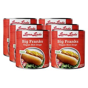 Discover the plant-based meat substitute from Loma Linda, with Big Franks in a 6-pack, perfect for a meatless lifestyle. Enjoy convenient 96 oz portions!