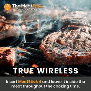 Master the art of grilling and smoking with MeatStick 4 WiFi Travel Kit, featuring quad sensors and unlimited range for perfect results every time.