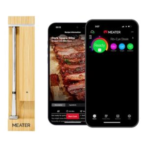 Here is the meta description:

"Instantly gauge meat temps with the MEATER Pro wireless thermometer. Certified accurate up to 1000°F, perfect for BBQ, grill, smoker, air fryer, and deep fryer. Includes app with delicious recipes."