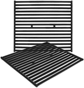 Upgrade your grilling experience with Hongso's 15" Matt Cast Iron Cooking Grates for Broil King and more models. Perfect for even heat distribution and durable performance, set of 2 included.