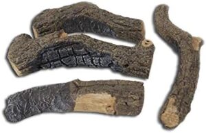 Add a touch of warmth to your home decor with the Peterson Real Fyre Decorative Charred Branches Set, featuring 4 realistic branches perfect for accenting mantels or shelves.