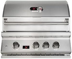 Here is the optimized SEO meta description:

"Grill outdoors in style with Bonfire's CBB3LP propane gas grill featuring 3 burners, rear infrared burner and rotisserie. Perfect for outdoor cooking enthusiasts."