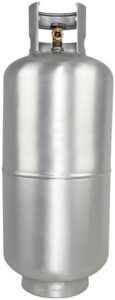 Here is the meta description:

"Upgrade your outdoor adventures with Flame King's 40LB aluminum propane tank featuring a premium OPD valve for safe and reliable use, corrosion-resistant, rust-free, and lightweight design perfect for marine applications, grills, BBQs, camping, fishing, and more."